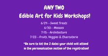 06/24/26 (Wednesday) Edible Art for Kids: Sweet Treat! 9am - 12pm