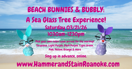 03/21/26 (Saturday) Beach Bunnies & Bubbly! 1030am - 1230pm