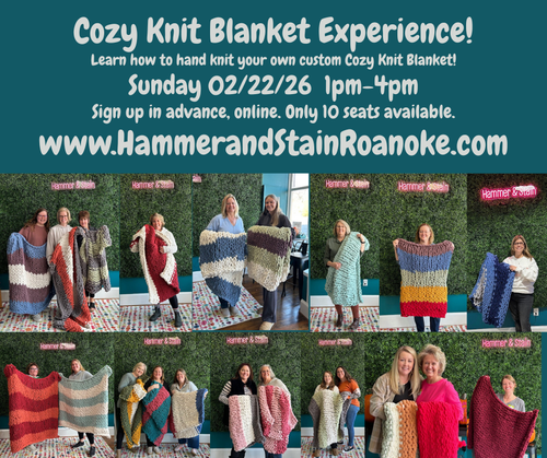 02/22/26 (Sunday) Cozy Knit Blanket Experience! 1pm - 4pm