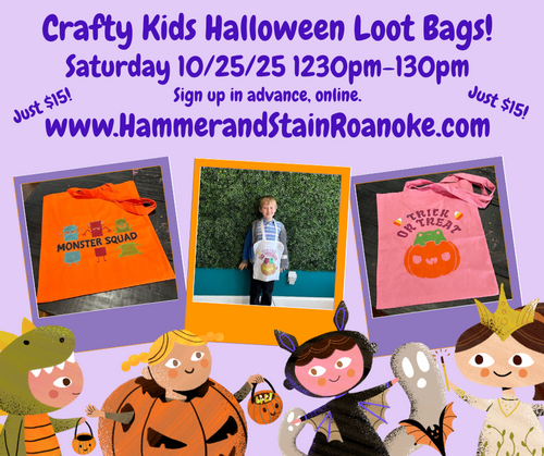 10/25/25 Crafty Kids Halloween Loot Bags! 1230pm - 130pm
