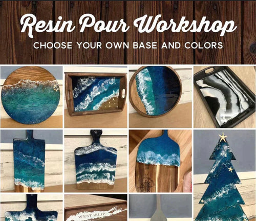 Friday 5/17/24 RESIN POUR 6:30pm-8:30pm