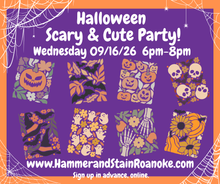09/16/26 (Wednesday) Halloween Scary & Cute Party! 6pm - 8pm