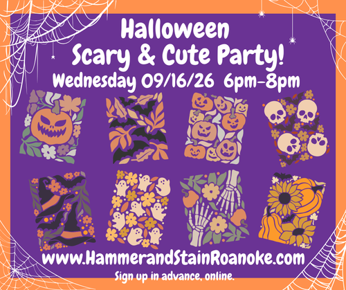 09/16/26 (Wednesday) Halloween Scary & Cute Party! 6pm - 8pm