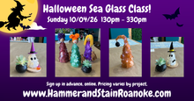 10/04/26 (Sunday) Halloween Sea Glass Class! 130pm - 330pm