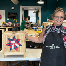 07/25/26 (Saturday) Barn Quilt Planter Experience! 1030am - 1230pm