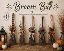 09/20/26 (Sunday) Broom Bar: Create Your Own Witchy or Harvest Broom! 130pm - 3pm