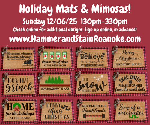 12/06/25 (Saturday) Mats & Mimosas! 130pm - 330pm