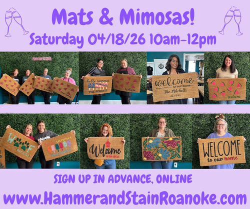 04/18/26 (Saturday) Mats & Mimosas! 10am - 12pm