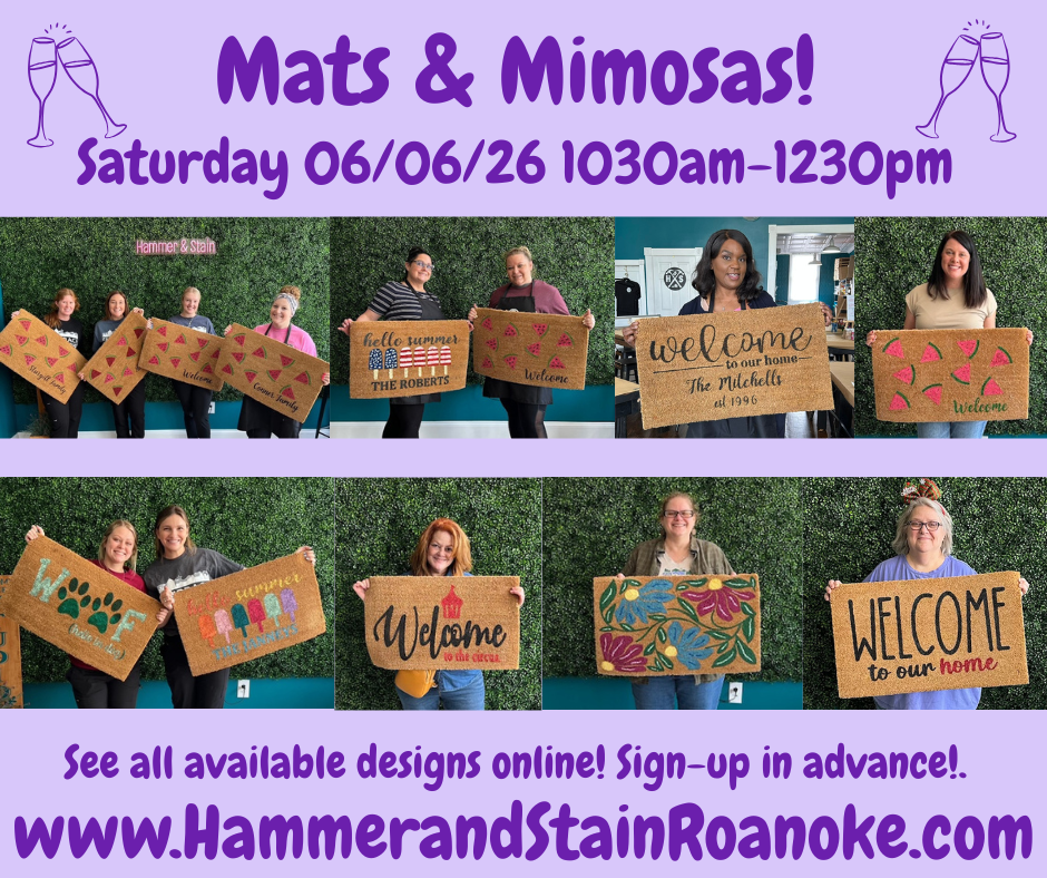 06/06/26 (Saturday) Mats & Mimosas! 1030am - 1230pm
