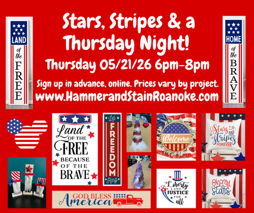 05/21/26 (Thursday) Stars, Stripes & a Thursday Night...A Memorial Day Social! 6pm - 8pm