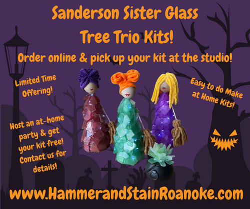 Sanderson Sister Glass Tree Trio Kits! (Make at Home)