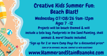 06/23/26 (Tuesday) Creative Kids Summer Fun: Barnyards & Jungles! 9am - 12pm