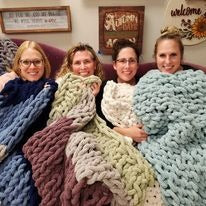 01/26/25 Cozy Knit Blanket Workshop! 1pm - 4pm